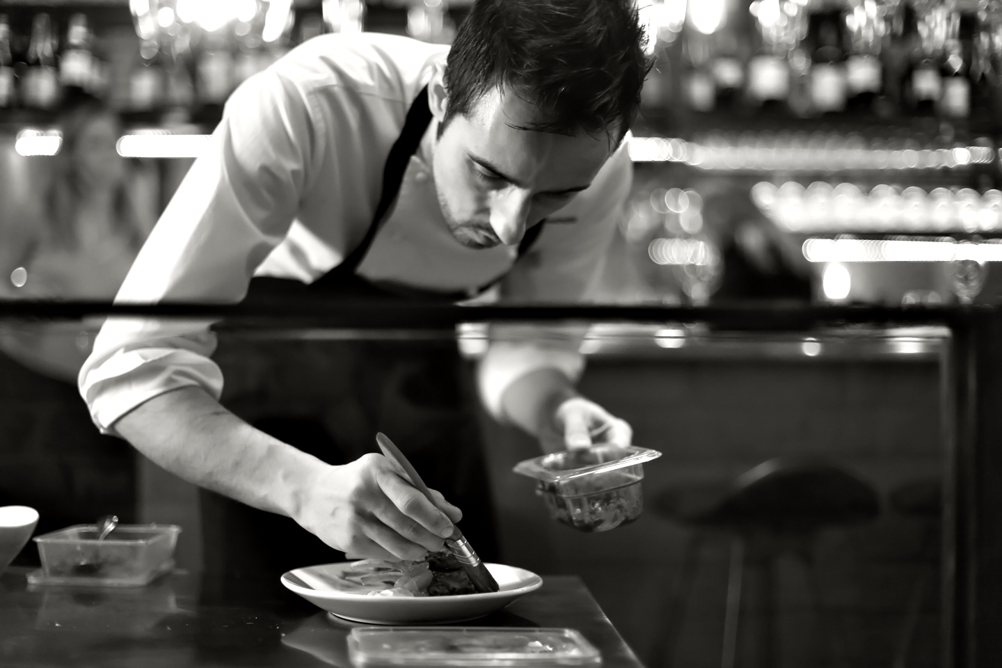 Margaux restaurant interior and dining room, South Kensington