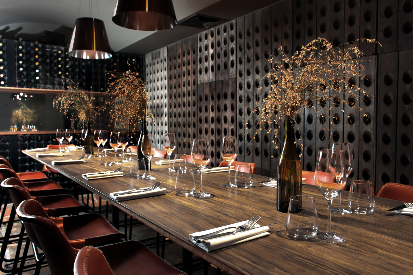 Margaux restaurant interior and dining room, South Kensington