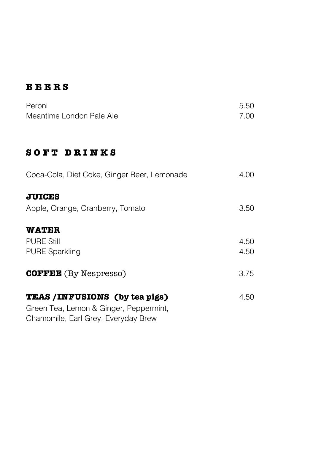 Bar Menu — page 8