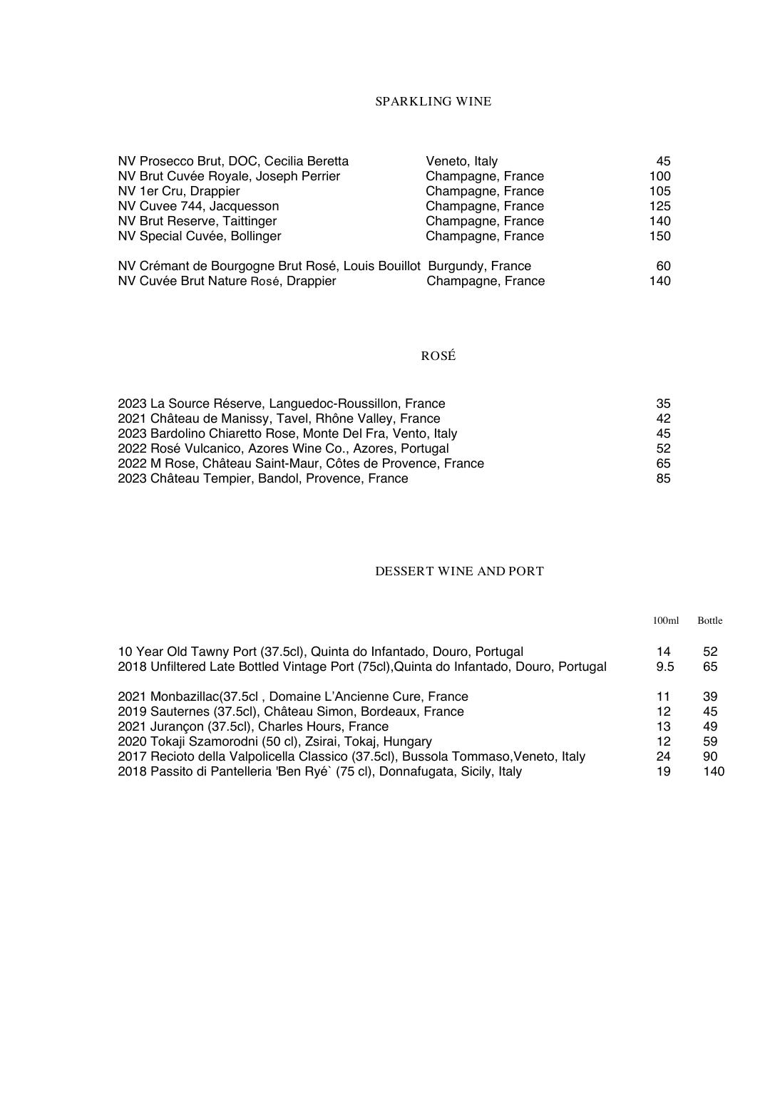 Wine List — page 7